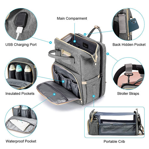 VersaCare Diaper Bag Backpack